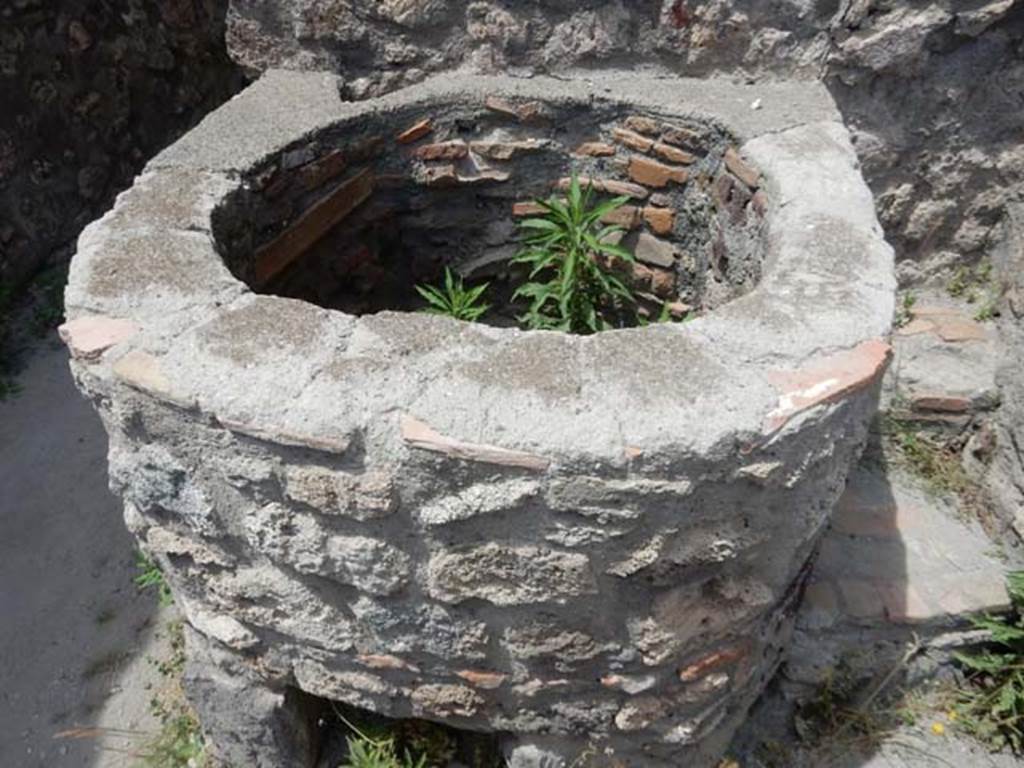 V.1.5 Pompeii. May 2017. Boiler against the north wall. Photo courtesy of Buzz Ferebee.