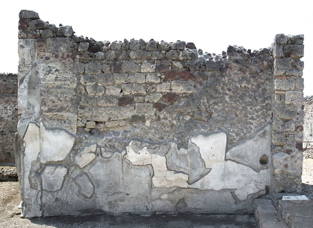 V.1.7 Pompeii. c.2005-7.  Room 13, detail of west wall of tablinum. Photo by Hans Thorwid. 
Photo courtesy of Swedish Pompeii Project.