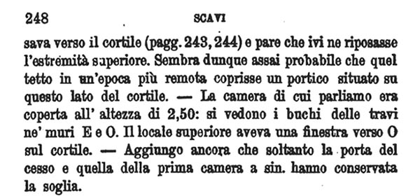 V.1.10 Pompeii. 1876 description of house.
Bullettino dell’Instituto di Corrispondenza Archeologica (DAIR), 1876, p.248.