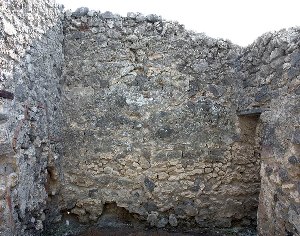 V.1.20 Pompeii. Pre 2008.  Room “d”, south wall of kitchen.  Photo by Hans Thorwid. 
Photo courtesy of The Swedish Pompeii Project.