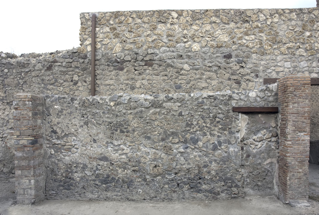 V.1.23 Pompeii. Room “e”, tablinum. Looking towards north wall. Photo by Hans Thorwid.
Photo courtesy of the Swedish Pompeii Project.