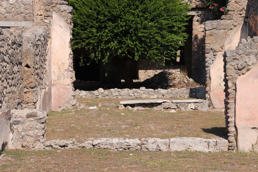 V.2.4 Pompeii. September 2021. Room 5, looking north across tablinum from atrium. Photo courtesy of Klaus Heese.