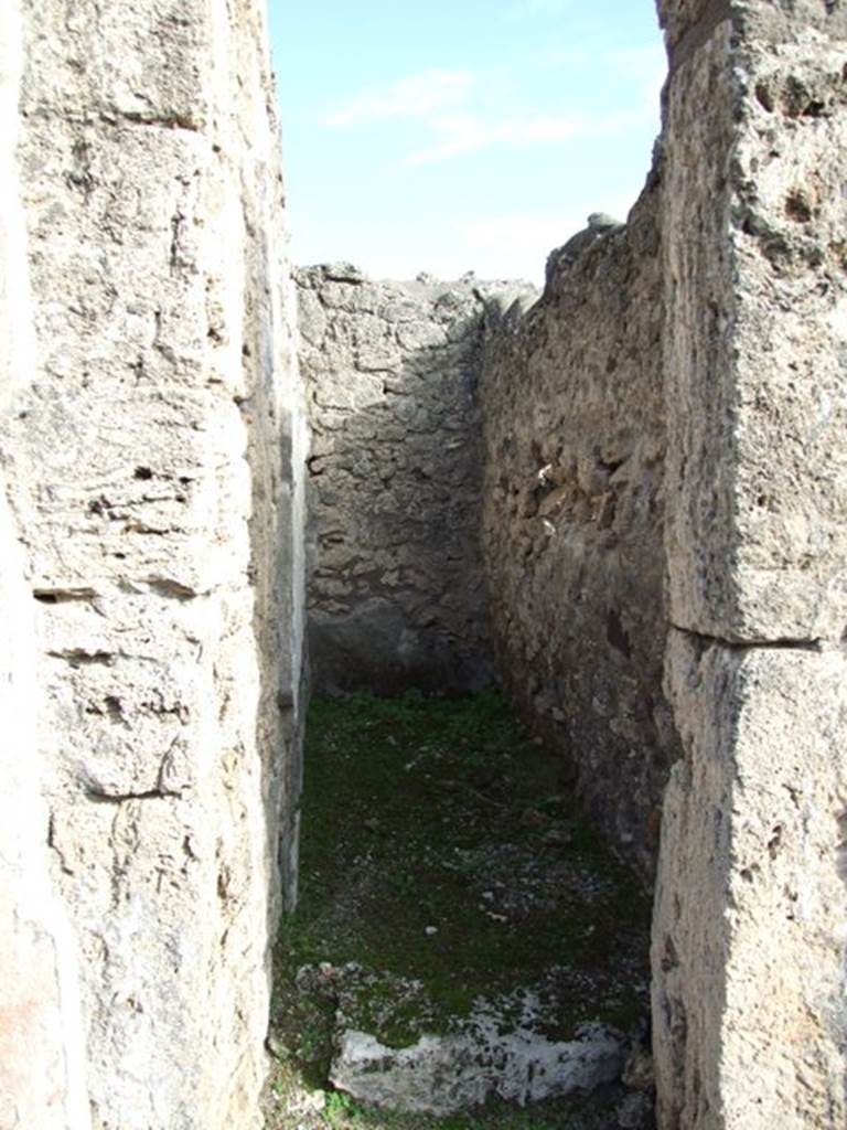 V.2.4 Pompeii. December 2007. Doorway to room 10.
