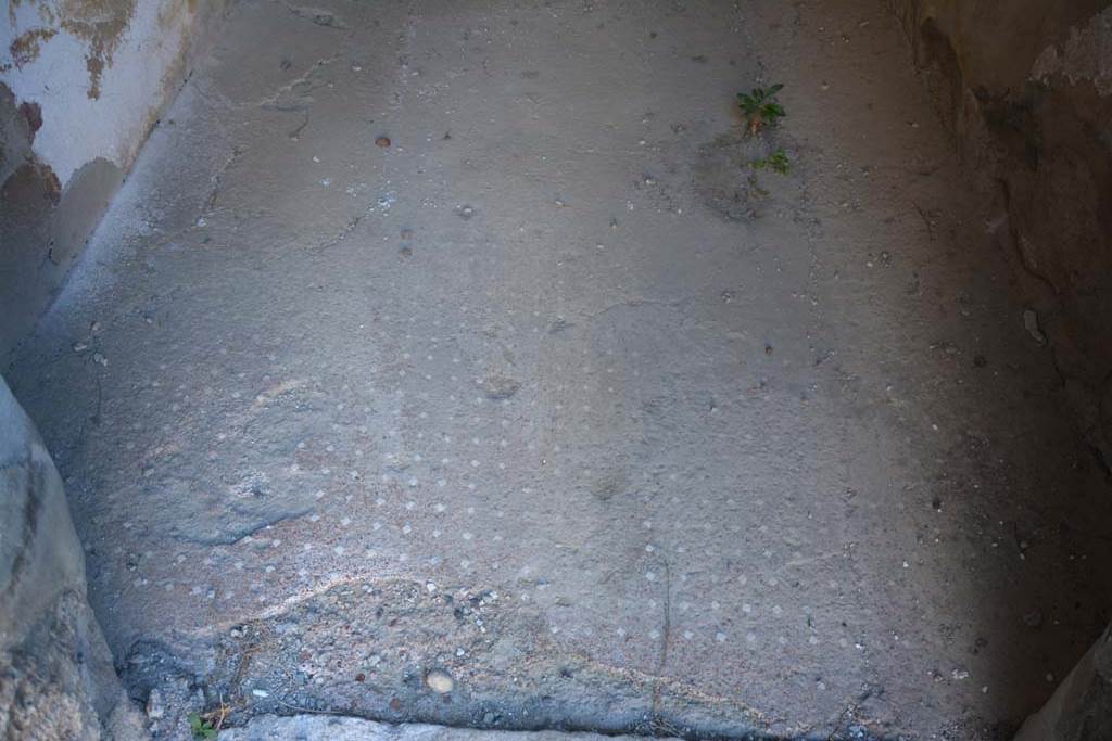 V.2.h Pompeii. October 2019. Cubiculum ‘g’, looking south across flooring from doorway threshold.
Foto Annette Haug, ERC Grant 681269 DÉCOR.