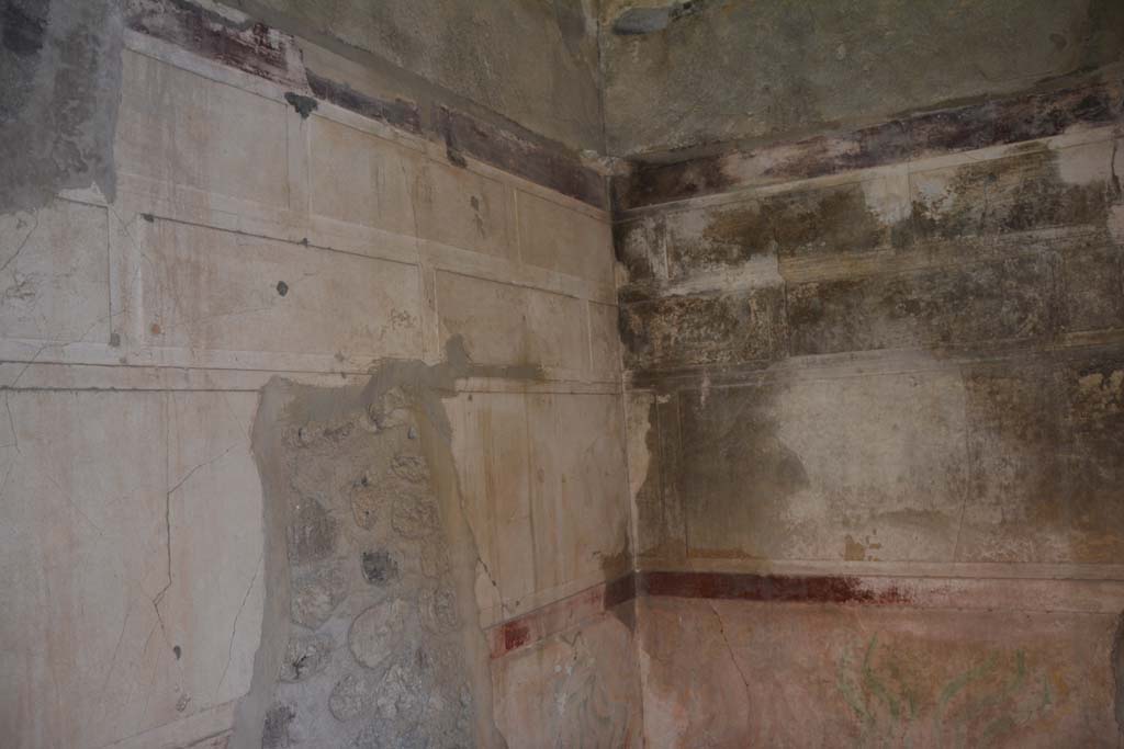 V.2.h Pompeii. October 2019. Room ‘i’, north-east corner.
Foto Annette Haug, ERC Grant 681269 DÉCOR.