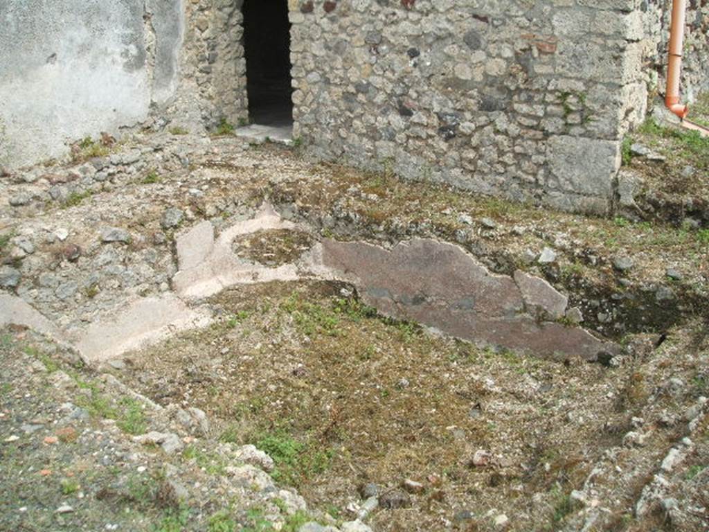 V.2.i Pompeii. May 2005. Room 12, looking south-east across swimming pool in garden area.