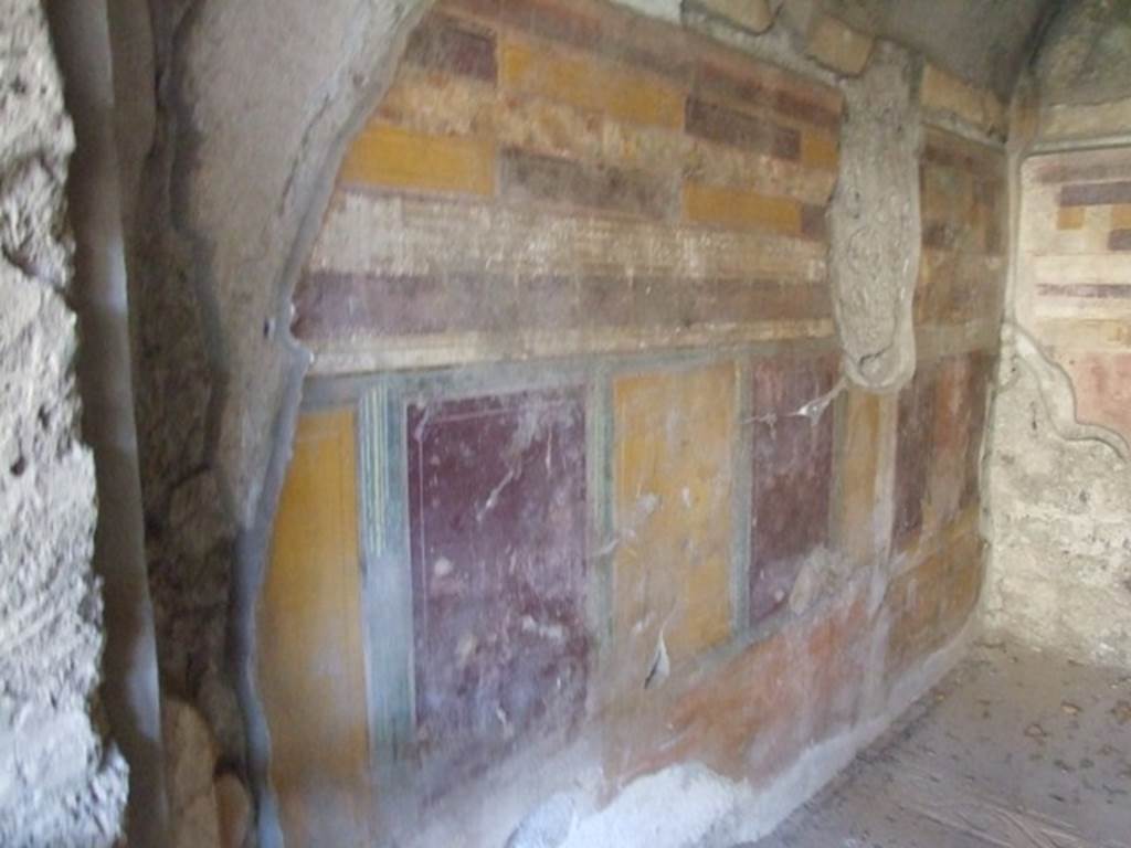 V.2.i Pompeii. December 2007. Room 20, east wall of bedroom or small dining room?
