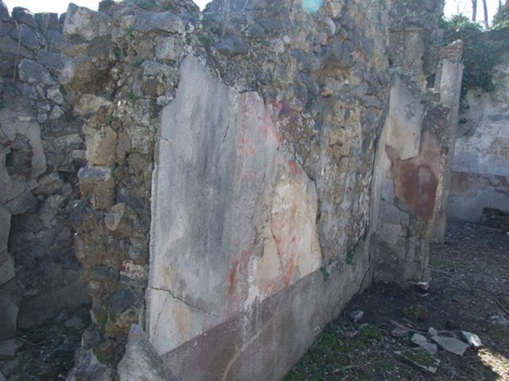 V.3.10 Pompeii. March 2009. South wall of tablinum.