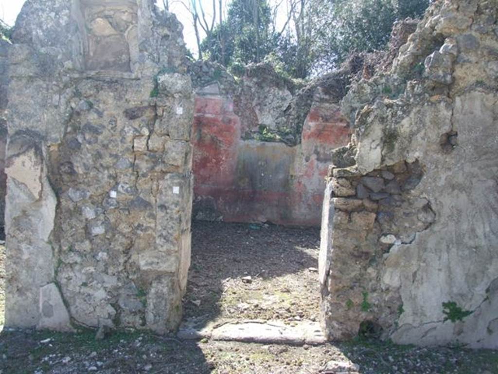 V.3.10 Pompeii.  March 2009.  Doorway to Cubiculum?.
