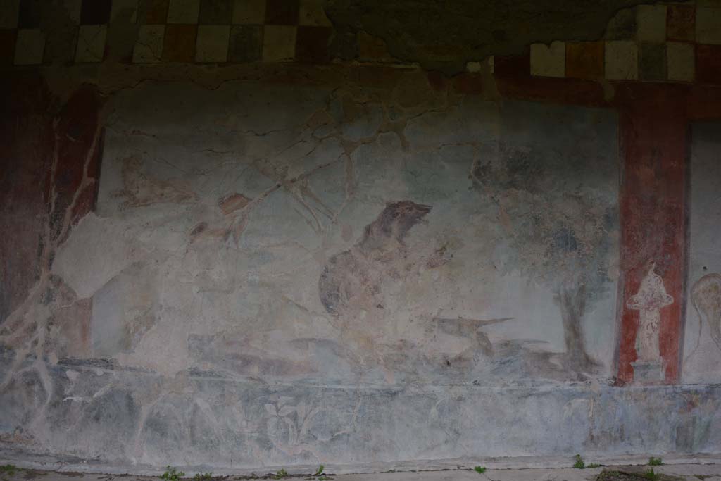 V.4.a Pompeii. March 2018. Room ‘l’ (L), north wall at west end.      
Foto Annette Haug, ERC Grant 681269 DÉCOR