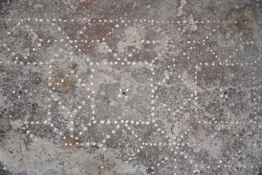 V.4.a Pompeii. March 2018. Room ‘g’, detail from flooring.
Foto Annette Haug, ERC Grant 681269 DÉCOR.