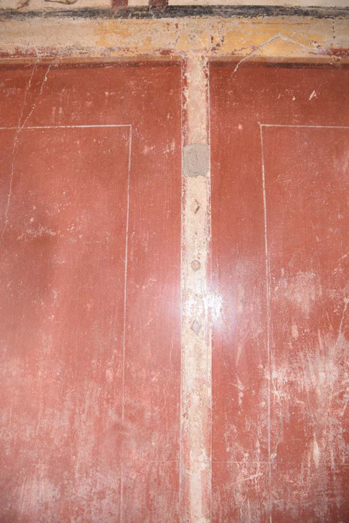 V.4.a Pompeii. March 2018. 
Detail from north wall of entrance corridor/fauces, near east end. 
Foto Annette Haug, ERC Grant 681269 DÉCOR