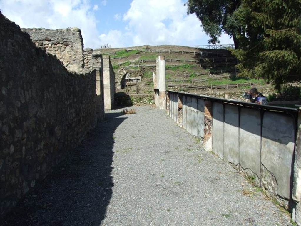 V.5.3 Pompeii. March 2009. Room 7, looking north along west side of peristyle.