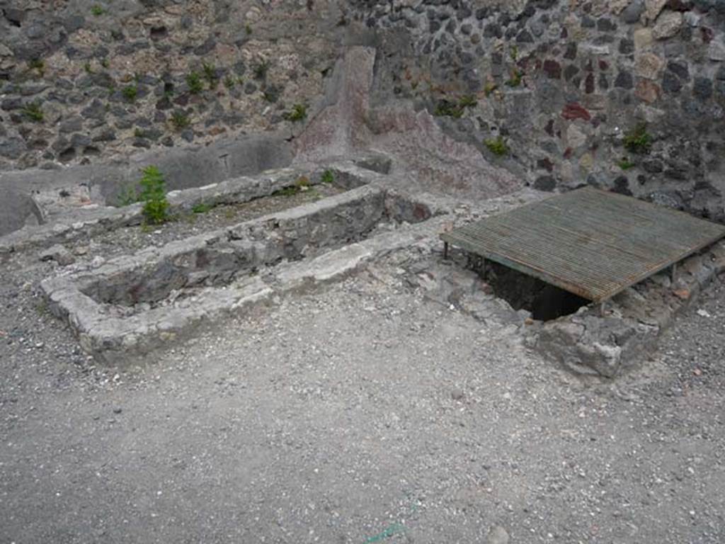 VI.1.15 Pompeii. May 2012. Looking north-east across basins or vats. .
Photo courtesy of Buzz Ferebee.
