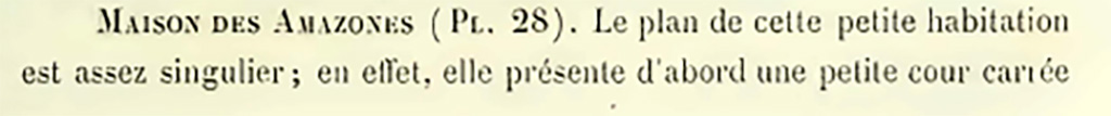 VI.2.14 Pompeii. 1870. Description of the house.
See Breton, Ernest. 1870. Pompeia, Guide de visite a Pompei, 3rd ed. Paris, Guerin, p. 309.