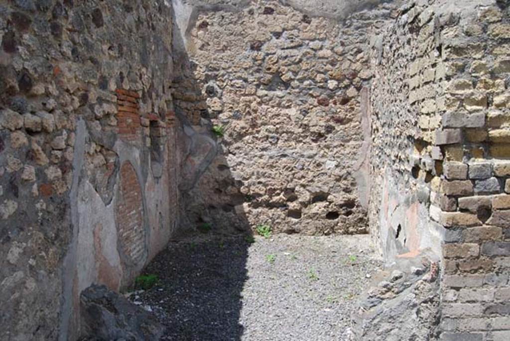 VI.3.20 Pompeii. May 2013. Looking into rear room in north-west corner of bar-room.
Photo courtesy of Paula Lock.