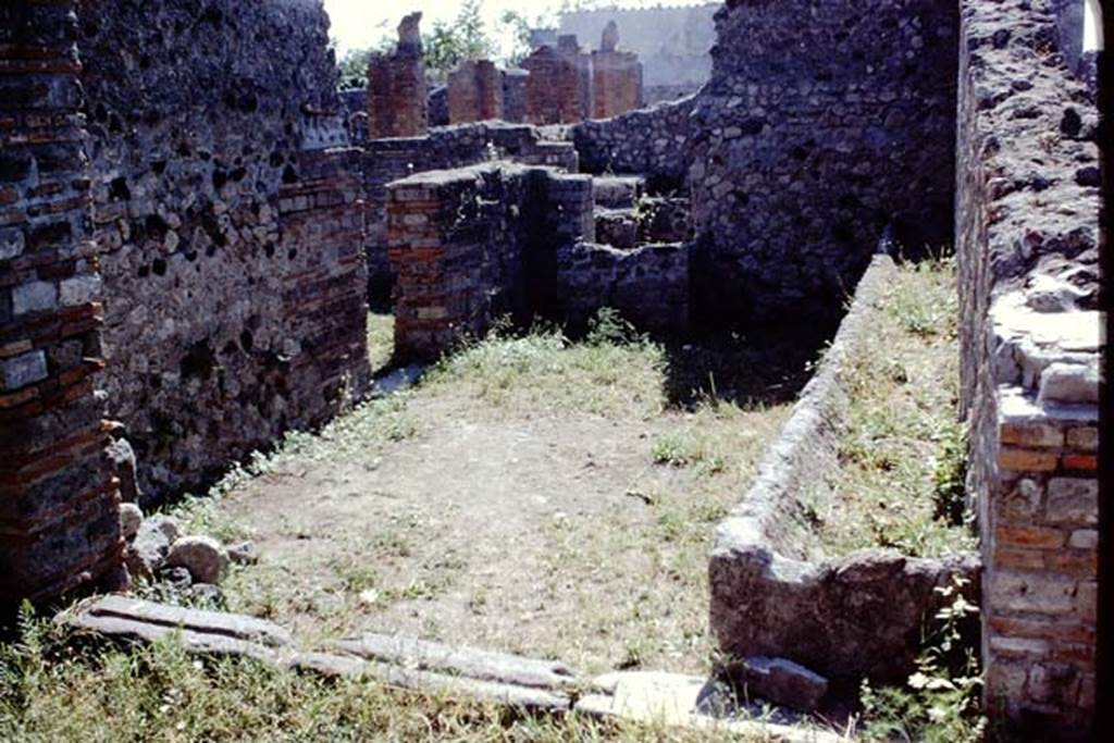 VI.3.28 Pompeii. 1968. Looking west from entrance doorway. Photo by Stanley A. Jashemski.
Source: The Wilhelmina and Stanley A. Jashemski archive in the University of Maryland Library, Special Collections (See collection page) and made available under the Creative Commons Attribution-Non Commercial License v.4. See Licence and use details.
J68f1978