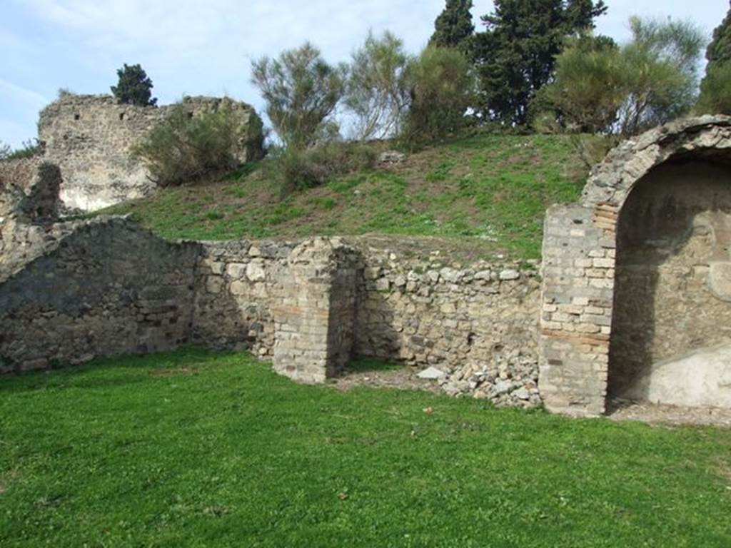 VI.5.3 Pompeii. December 2007. Room 9, north-west corner of garden area.