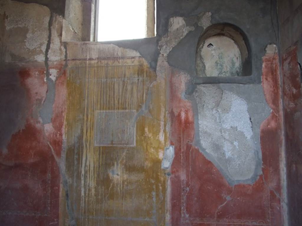VI.5.3 Pompeii.  December 2007. Room 20 detail of painted plaster.