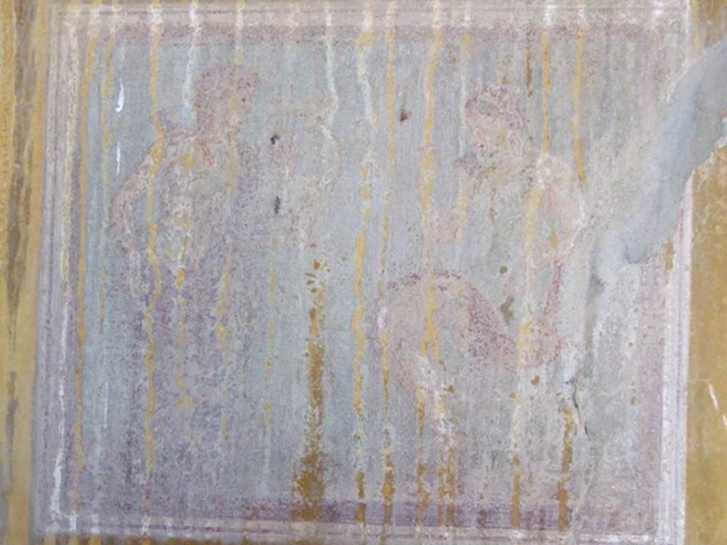 VI.5.3 Pompeii. December 2007. Room 20, detail of faded painting from west wall showing Apollo & Artemis. See Helbig, W., 1868. Wandgemälde der vom Vesuv verschütteten Städte Campaniens. Leipzig: Breitkopf und Härtel. (200).
.