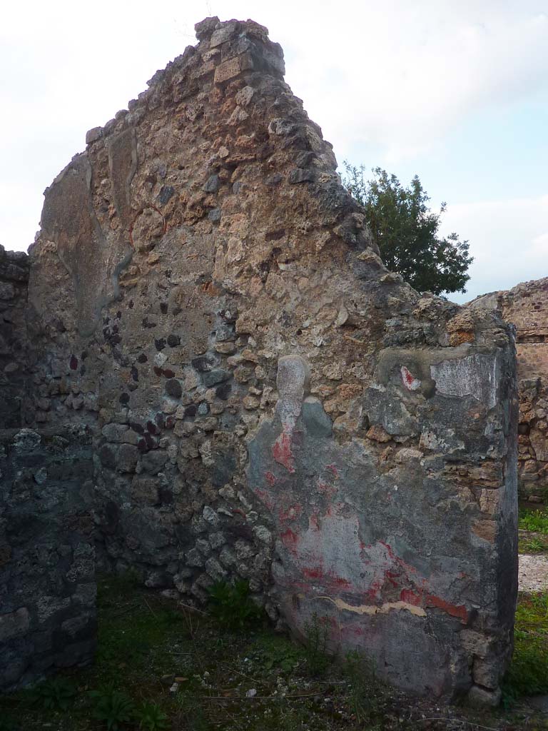 VI.5.9 Pompeii. November 2021. 
Looking towards north wall of room next to triclinium, with doorway to tablinum, on right. 
Photo courtesy of Hélène Dessales.