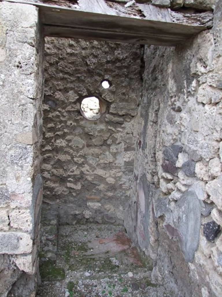 VI.5.9 Pompeii. December 2007. Room in south-east corner of atrium, looking east from entrance.