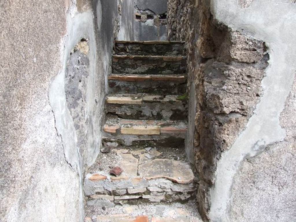 VI.7.19 Pompeii. December 2006. Staircase to upper floor.