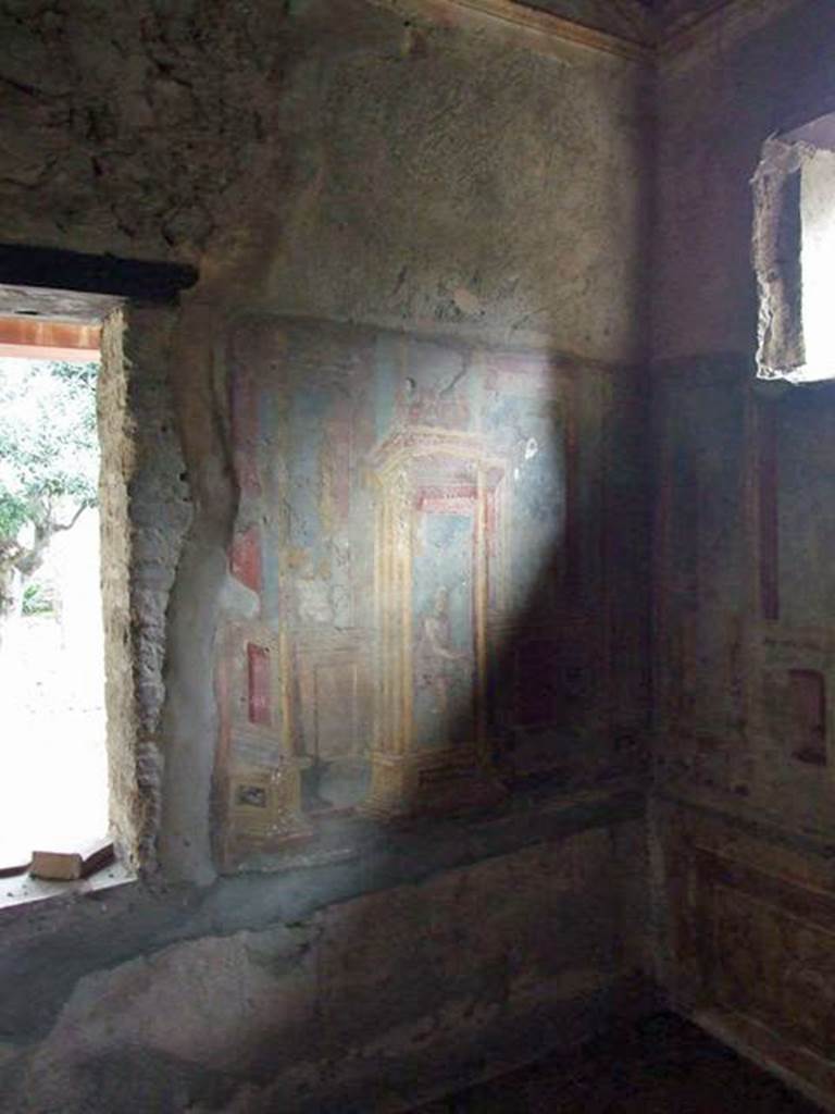 VI.7.23 Pompeii. December 2006. Cubiculum. 
South alcove, east wall.
