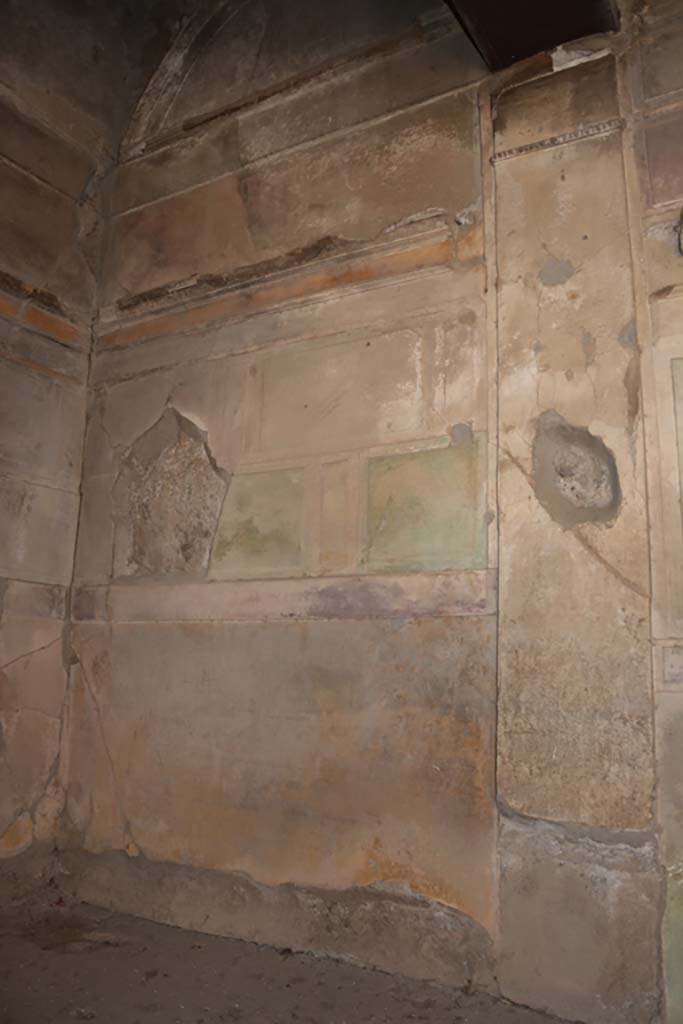 VI.9.3 Pompeii. September 2019. Alcove in cubiculum 3, west wall.
Foto Annette Haug, ERC Grant 681269 DÉCOR.