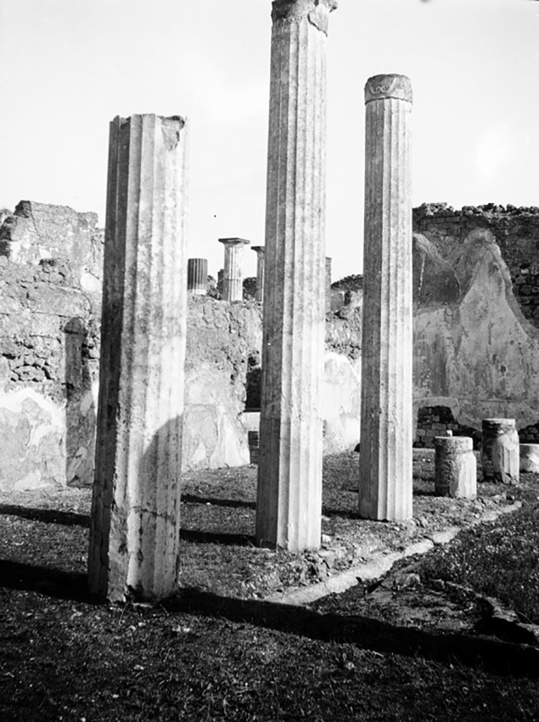 VI.9.5 Pompeii. W703. Looking east along north portico of Corinthian atrium 16.
Photo by Tatiana Warscher. Photo © Deutsches Archäologisches Institut, Abteilung Rom, Arkiv.