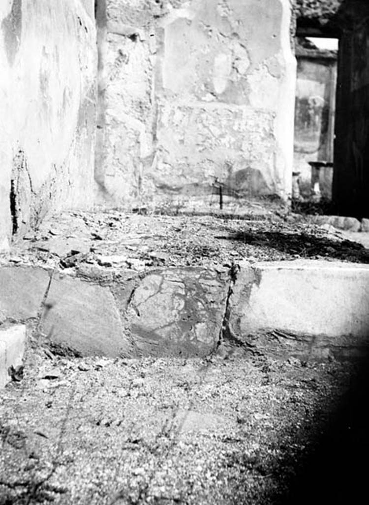 231284 Bestand-D-DAI-ROM-W.789.jpg
VI.9.6 Pompeii. W.789. Room 3, looking east along north side of atrium across second marble clad money chest base to first arca base.
Photo by Tatiana Warscher. Photo © Deutsches Archäologisches Institut, Abteilung Rom, Arkiv.