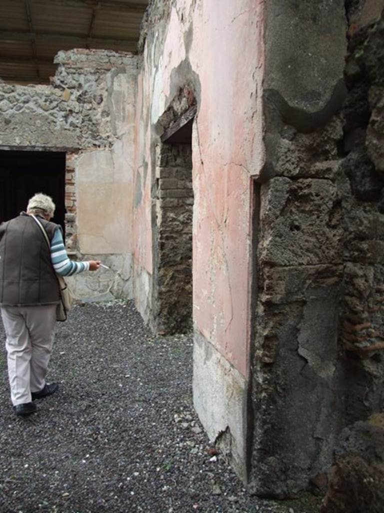 VI.9.6 Pompeii. March 2009. Doorway to room 20.