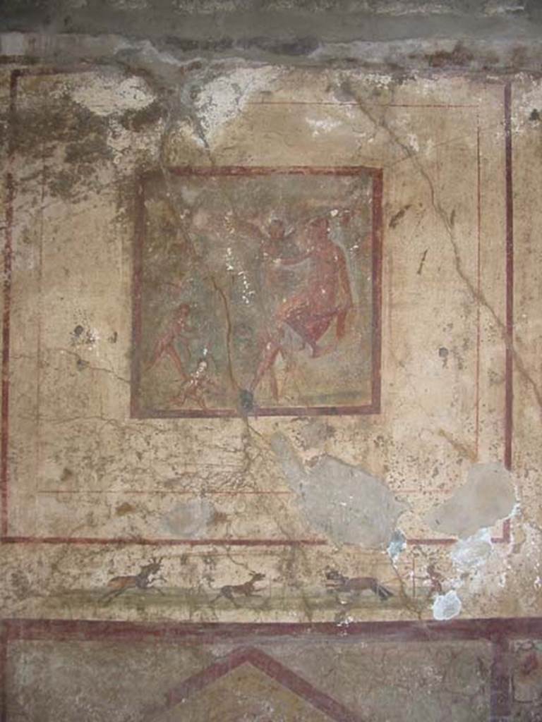 VI.10.1 Pompeii. May 2003. Wall painting from centre of north wall, Venus Pescatrice. 
Photo courtesy of Nicolas Monteix.