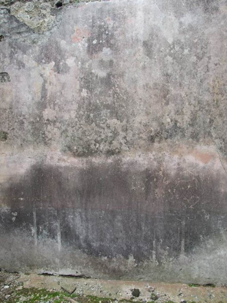 VI.10.7 Pompeii. March 2009. Room 2, centre of south wall.
A wall painting of Poseidon (or Neptune) extending his hand to Amymone was found in the centre of the south wall. Now vanished. 
Also found was a painting of Pan and a nymph on the west wall.
See Helbig, W., 1868. Wandgemälde der vom Vesuv verschütteten Städte Campaniens. Leipzig: Breitkopf und Härtel. (174 and 564).
According to PPM –
The central panel was red and the side panels were yellow. The zoccolo was painted black.
See Carratelli, G. P., 1990-2003. Pompei: Pitture e Mosaici 4 (IV). Roma: Istituto della enciclopedia italiana, (p.1057)