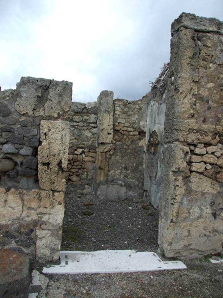 VI.10.7 Pompeii. March 2009. Doorway to room 6.