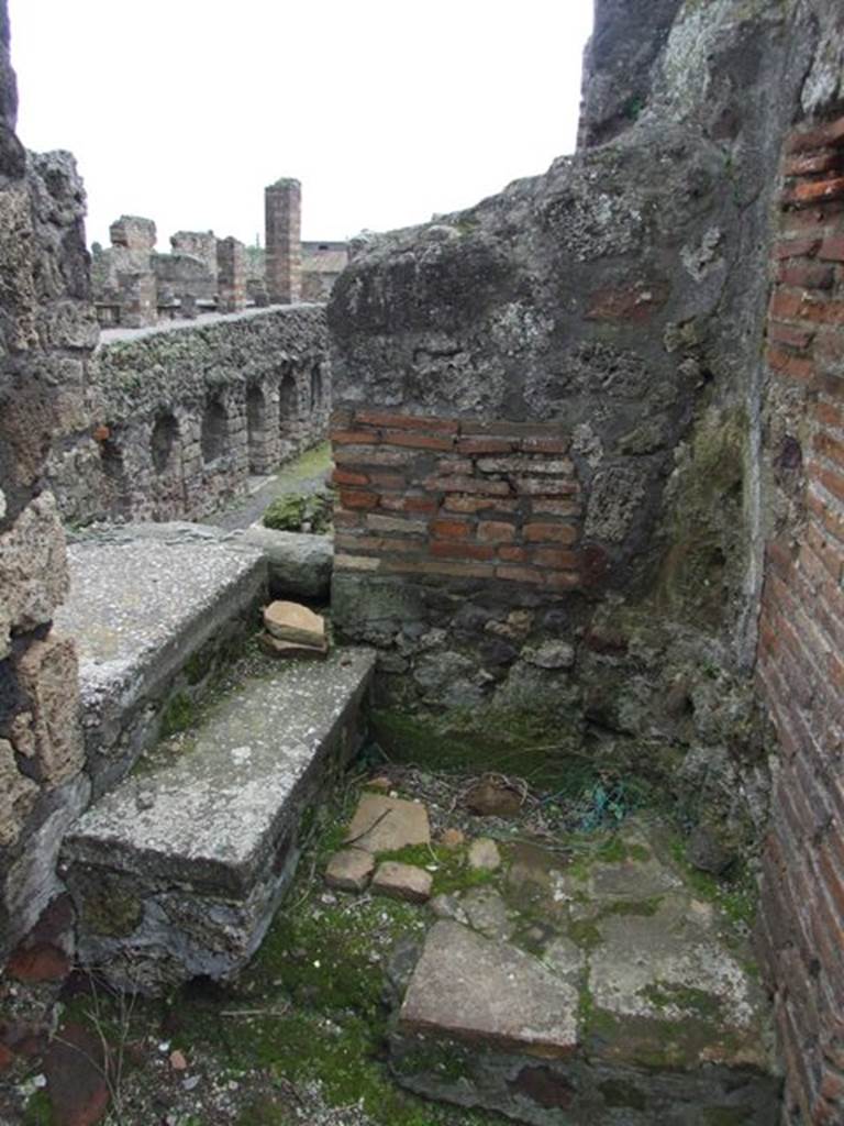 VI.10.7 Pompeii. March 2009. Room 12, stairs to portico level and upper floor.