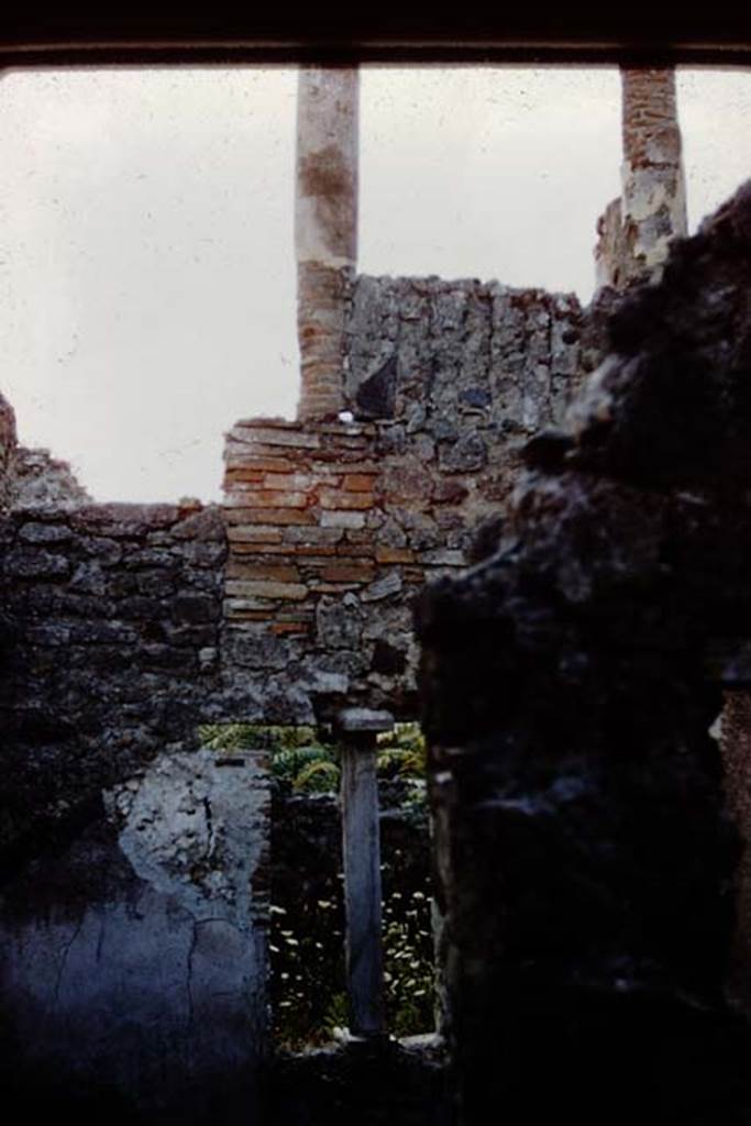 VI.10.7 Pompeii? 1959. Columns above garden area?
Photo by Stanley A. Jashemski.
Source: The Wilhelmina and Stanley A. Jashemski archive in the University of Maryland Library, Special Collections (See collection page) and made available under the Creative Commons Attribution-Non Commercial License v.4. See Licence and use details.
J59f0572