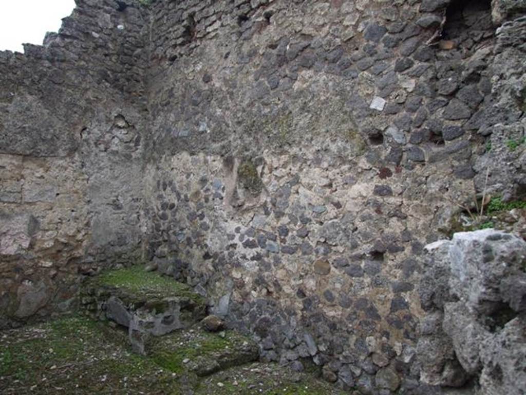 VI.10.14 Pompeii. March 2009. Room 12, west wall of kitchen.