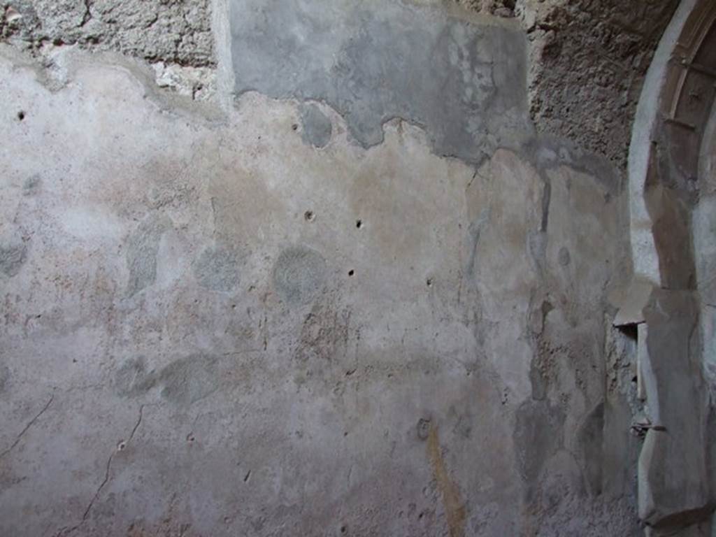 VI.11.9 Pompeii. December 2007. Room 21, north wall of tepidarium.