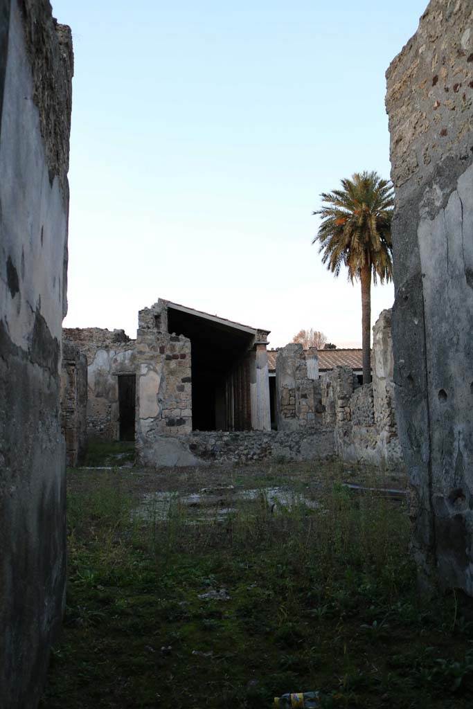 VI.11.9 Pompeii. December 2018. 
Room 3, looking north across atrium, from entrance corridor. Photo courtesy of Aude Durand.