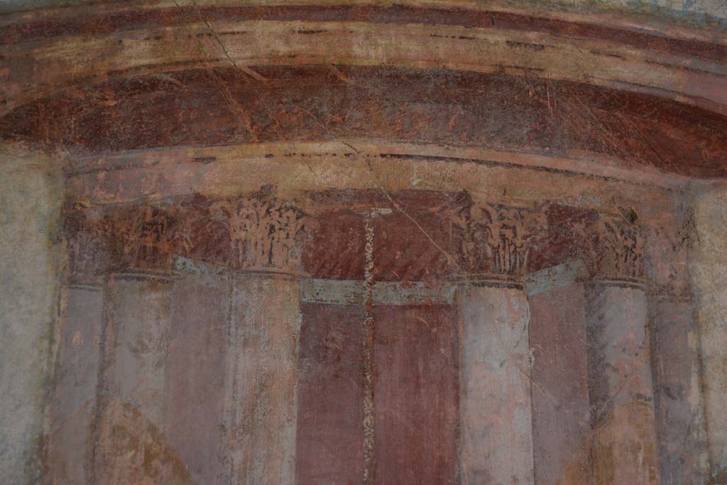 VI.11.10 Pompeii. November 2017. Room 43, detail from painted centre of east wall. 
Foto Annette Haug, ERC Grant 681269 DÉCOR