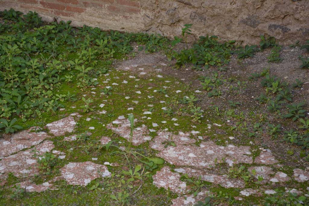 VI.11.10 Pompeii. October 2017. Room 26, detail of flooring near south wall.
Foto Annette Haug, ERC Grant 681269 DÉCOR