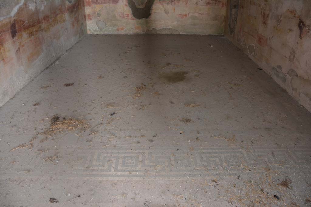 VI.11.10 Pompeii. October 2017. Room 39, meander pattern in flooring.
Foto Annette Haug, ERC Grant 681269 DÉCOR