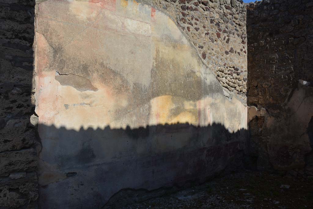 VI.14.20 Pompeii. October 2019. Room 10, north wall of triclinium.
Foto Annette Haug, ERC Grant 681269 DÉCOR.