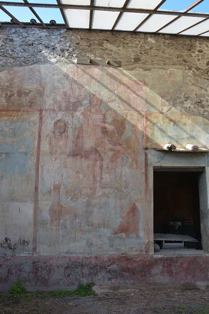 VI.14.20 Pompeii. October 2019. 
Room 18, Orpheus and the animals on west wall of garden area.
Foto Annette Haug, ERC Grant 681269 DÉCOR.