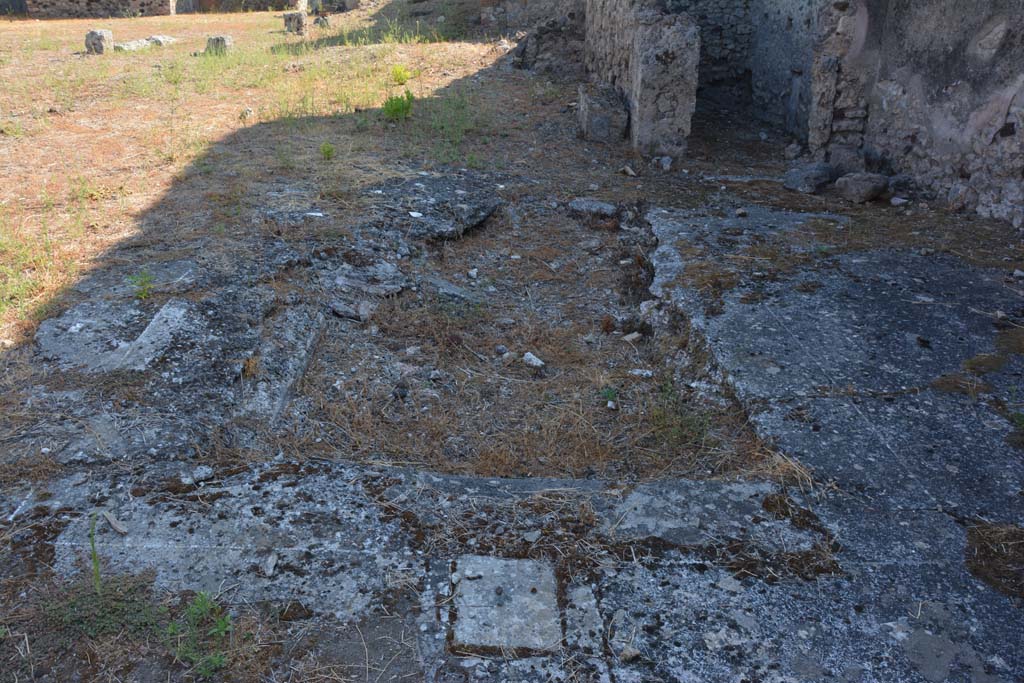 VI.14.39 Pompeii. September 2019. Looking east across impluvium in atrium.
Foto Annette Haug, ERC Grant 681269 DÉCOR