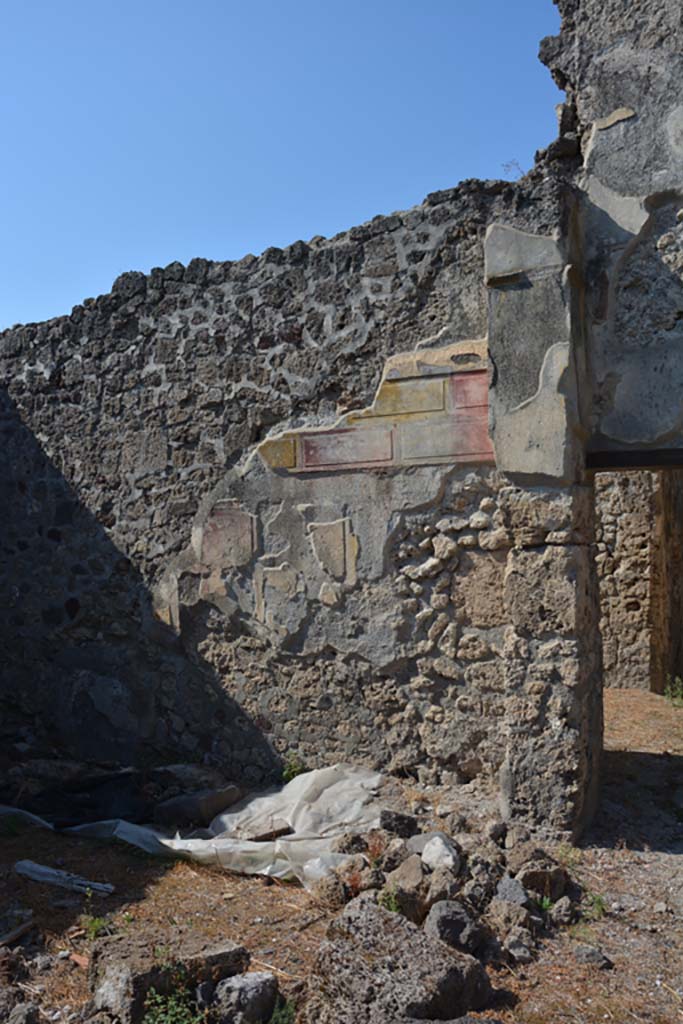 VI.14.40 Pompeii. September 2019. Looking towards west wall of exedra. 
Foto Annette Haug, ERC Grant 681269 DÉCOR