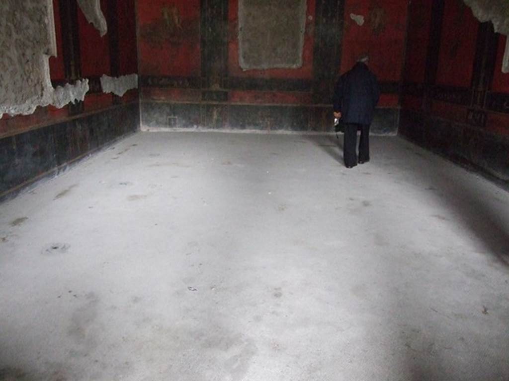 VI.15.1 Pompeii. December 2006. Room of the Cupids or Cherubs. Mosaic floor.