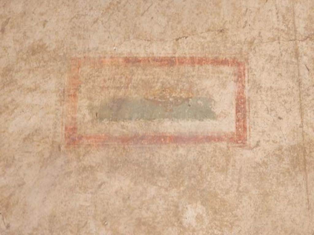 VI.15.1 Pompeii. May 2017. Painted panel from south end of east wall. Photo courtesy of Buzz Ferebee.