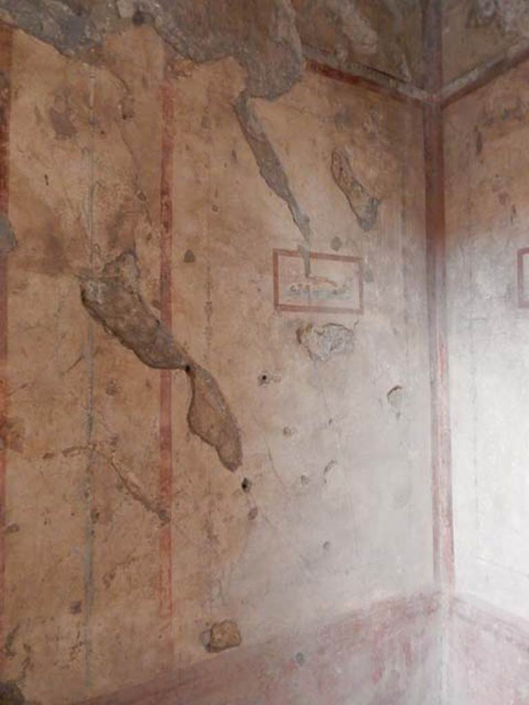 VI.15.1 Pompeii. May 2017. Painted panel from east end of north wall. Photo courtesy of Buzz Ferebee.